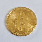 Vergulde Bitcoin Munt - Replica, Postzegels en Munten, Ophalen of Verzenden, Overige waardes, Losse munt, Goud