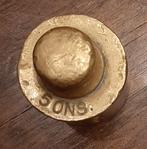 ⚖️Brocante: Koperen gewichten - Geijkt 2 & 5 ons🏷️€15,-, Antiek en Kunst, Antiek | Koper en Brons, Ophalen of Verzenden, Koper