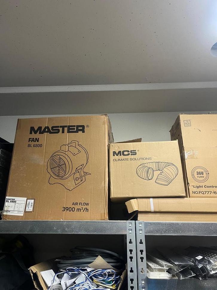 Master BL 6800 Professionele Ventilator met slang, Doe-het-zelf en Verbouw, Ventilatie en Afzuiging, Nieuw, Ventilator en Afzuiger