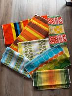 Vintage Handdoeken Set 7 stuks handdoek baddoek, Ophalen of Verzenden, Gebruikt, Overige kleuren, Theedoek of Handdoek