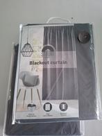 2 nieuwe gordijnen, 200 cm of meer, Zwart, Ophalen of Verzenden, Zo goed als nieuw