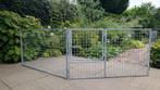 Twee gegalvaniseerde puppypanelen, Dieren en Toebehoren, Hondenhokken, Ophalen, Hondenkennel, 65 tot 100 cm, 110 cm of meer