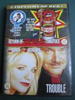 Return of the Killer Tomatoes + Man Trouble (2 films op 1 DV, Cd's en Dvd's, Dvd's | Horror, Ophalen of Verzenden, Zo goed als nieuw