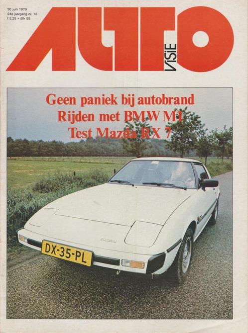 Mazda RX7 ( SA22C - FB ) test in Autovisie 1979, Boeken, Auto's | Folders en Tijdschriften, Gelezen, Mazda, Ophalen of Verzenden