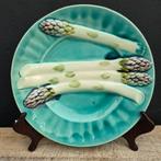 2 Antieke, majolica, asperge borden van Luneville, per stuk, Antiek en Kunst, Antiek | Keramiek en Aardewerk, Ophalen of Verzenden