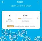 AH / Albert Heijn glazen zegels volle spaarkaarten, Albert Heijn, Ophalen of Verzenden