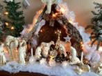 Prachtige kerstkribbe met beeldengroep, Diversen, Kerst, Ophalen of Verzenden, Zo goed als nieuw