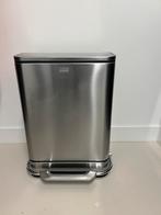 Simplehuman RVS prullenbak 55l, Ophalen, Met pedaal, 50 tot 75 cm, 40 liter of meer