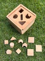 Vintage houten vormen stoof, Kinderen en Baby's, Speelgoed | Houten speelgoed, Ophalen of Verzenden, Gebruikt, Overige typen