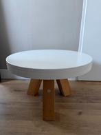 Bijzettafel eikenhout JSD Woods, Ophalen, Minder dan 45 cm, Rond, 55 tot 75 cm