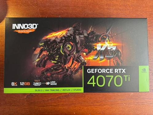 Inno3D RTX 4070 Ti x3 12GB (meerdere kaarten te koop)), Computers en Software, Videokaarten, Zo goed als nieuw, Nvidia, PCI-Express 4.0