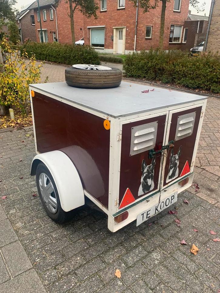 Honden Aanhanger - 3 Vaks - Bladveren, Dieren en Toebehoren, Honden-accessoires, Gebruikt, Ophalen