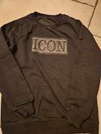 Zwarte trui met ICON  Maat 152, ICON, Trui of Vest, Ophalen of Verzenden, Zo goed als nieuw