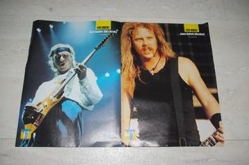 Oude " Hitkrant " posters van artiesten en beroemdheden (3 beschikbaar voor biedingen