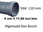 Actie PVC buizen 110/125/ straatkolken/Drainage PP450 80 mm, Ophalen, Afvoer, Pvc, Nieuw
