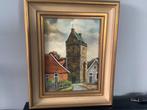 Schilderij stadsgezicht van losser., Antiek en Kunst, Ophalen