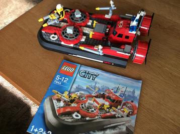 Lego brandweer hovercraft, 100% compleet met boek. beschikbaar voor biedingen