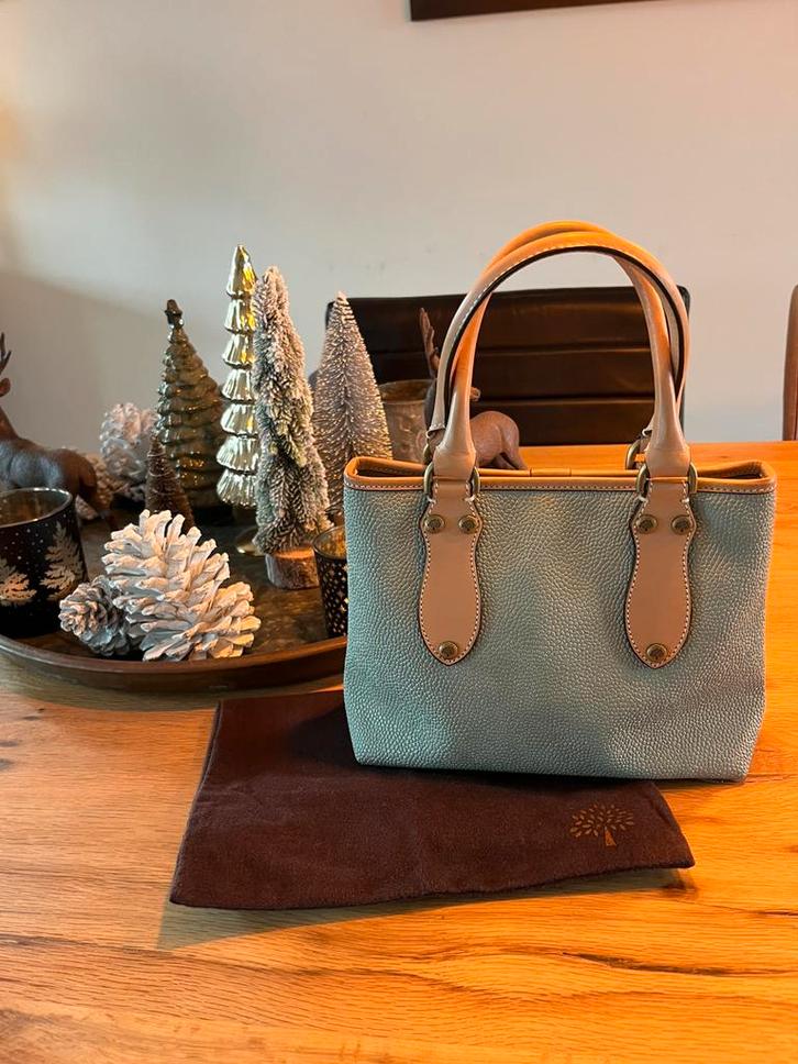 Mulberry Vintage. Handtas ‘ Dakota’, Sieraden, Tassen en Uiterlijk, Tassen | Damestassen, Zo goed als nieuw, Handtas, Blauw, Ophalen