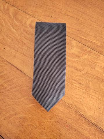 Zijden Stropdas - Biaggini - subtiel gestreept  beschikbaar voor biedingen