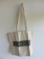 Katoenen canvas shopper boodschappentas COOK&CO, Nieuw, Shopper, Beige, Ophalen of Verzenden