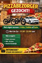 Pizzabezorger met eigen vervoer gezocht (Bussum), Variabele uren, Overige niveaus, Starter, Overige vormen