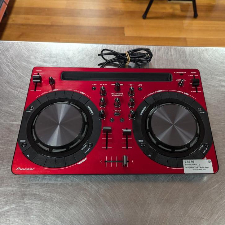 Pioneer Virtual Dj DDJ-WEGO3-K | Nette staat, Muziek en Instrumenten, Dj-sets en Draaitafels, Zo goed als nieuw