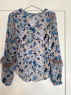 Cotton Club Blouse - Bloemenprint M, Ophalen of Verzenden, Zo goed als nieuw, Maat 38/40 (M), Blauw