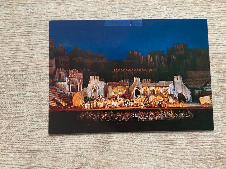 Verona - Opera Carmen, Verzamelen, Ansichtkaarten | Buitenland, Gelopen, Italië, 1980 tot heden, Ophalen of Verzenden