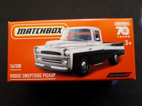 Matchbox Dodge Sweptside Pick-Up zwart - Nieuw in doos, Hobby en Vrije tijd, Modelauto's | Overige schalen, Nieuw, Auto, Ophalen of Verzenden