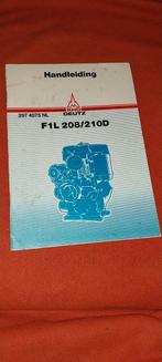 Deutz F1L208 210 D handleiding boek stationaire motor, Ophalen of Verzenden, Gebruikt