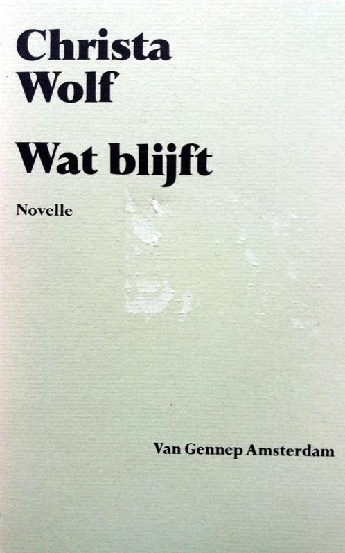 Christa Wolf - Wat blijft, Boeken, Literatuur, Gelezen, Europa overig, Ophalen of Verzenden