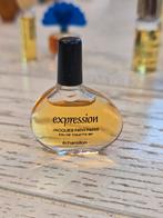 Expression Jacques Fath | Vintage | Jaren 80 | Mini, Ophalen of Verzenden, Zo goed als nieuw, Parfumfles, Gevuld