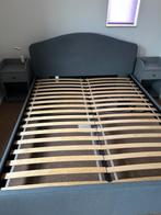 Grijs bed 160x200 Ikea, Huis en Inrichting, Slaapkamer | Bedden, Ophalen, Tweepersoons, Zo goed als nieuw, 200 cm