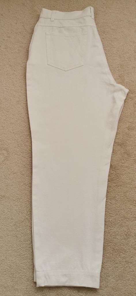 Dutch Casual dames broek, wit, maat 46, Kleding | Dames, Broeken en Pantalons, Zo goed als nieuw, Maat 46/48 (XL) of groter, Wit
