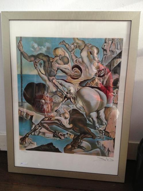 Salvador dali, famille de centaure nr. 200/300, Litho, Antiek en Kunst, Kunst | Litho's en Zeefdrukken, Ophalen of Verzenden