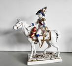 Antiek porselein beeld Capodimonte "Davoust" Ruiter te paard, Antiek en Kunst, Ophalen of Verzenden