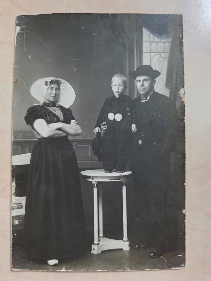 387) ORIGINELE FOTO KLEDERDRACHT MIDDELBURG 1913, Verzamelen, Foto's en Prenten, Gebruikt, Klederdracht, Voor 1940, Ophalen of Verzenden