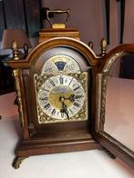 Antieke tafelklok met maanfase, Antiek en Kunst, Antiek | Klokken, Ophalen of Verzenden