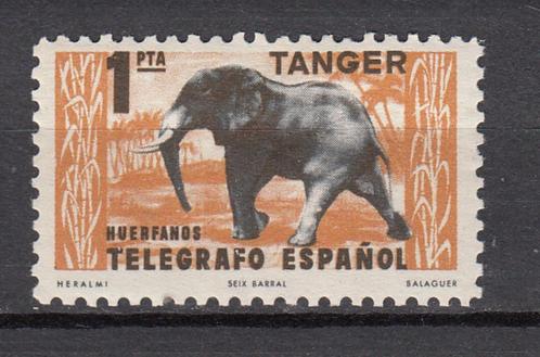 Tanger met een olifant Telegrafo Espanol PF plakker, Postzegels en Munten, Postzegels | Afrika, Postfris, Overige landen, Verzenden
