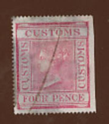 ENGELAND FISCAAL CUSTUMS 4p