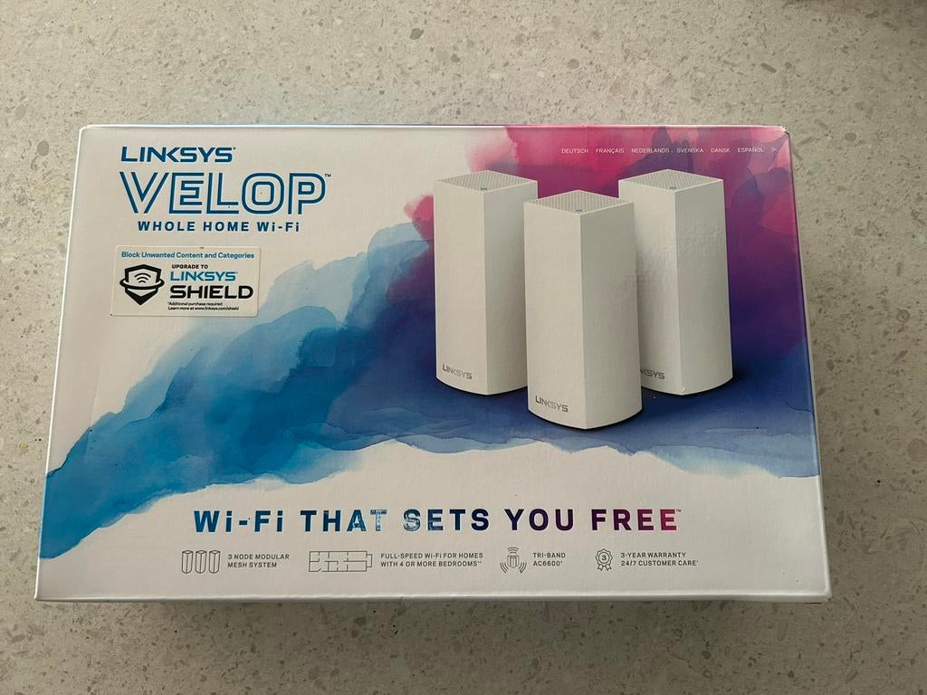 Linksys velop wifi/router, Ophalen of Verzenden, Zo goed als nieuw