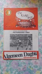 Feyenoord - PSV programmaboekje 1983, Ophalen of Verzenden, Gebruikt, Feyenoord, Boek of Tijdschrift
