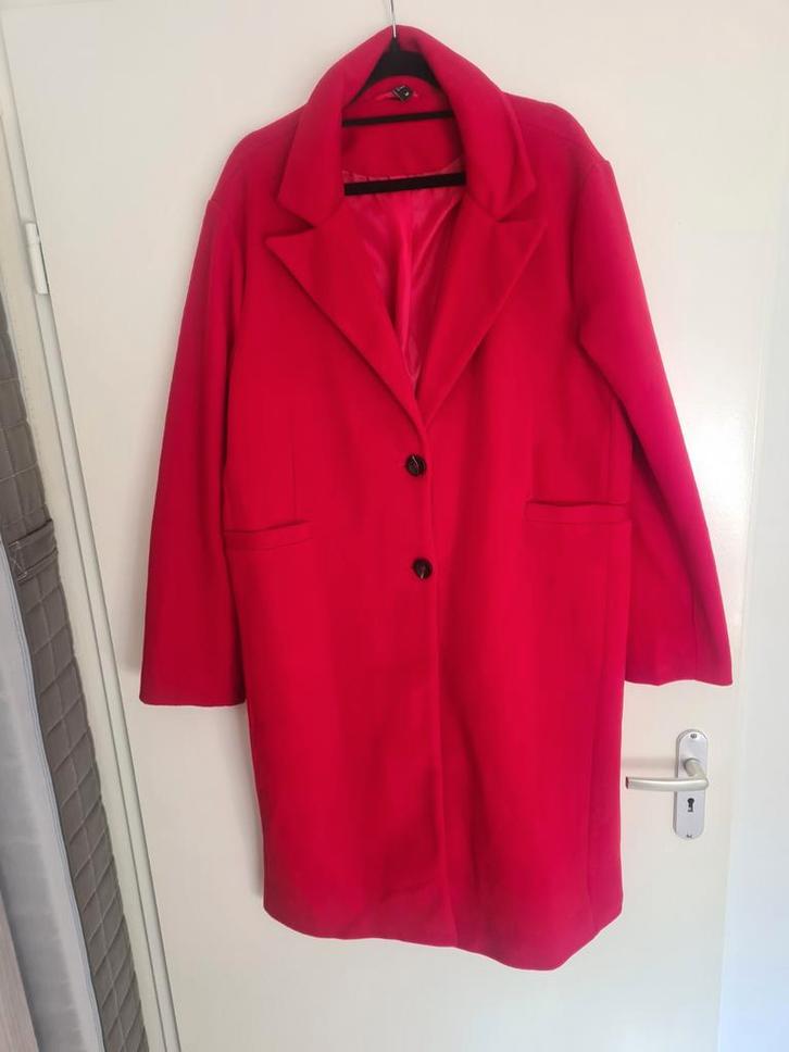 2x Winter jas te koop Rode maat M en Zwarte maat 48, Kleding | Dames, Jassen | Winter, Zo goed als nieuw, Maat 46/48 (XL) of groter