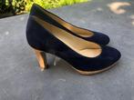 GABOR blauw suede pumps maat 4.5/37.5 nieuwstaat, Pumps, Blauw, Ophalen of Verzenden, Zo goed als nieuw