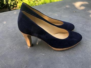 GABOR blauw suede pumps maat 4.5/37.5 nieuwstaat beschikbaar voor biedingen