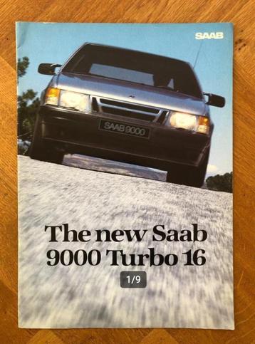 The new Saab 9000 Turbo 16, folder 1984 beschikbaar voor biedingen