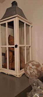 Kandelaar met Boeddha beeld, Huis en Inrichting, Woonaccessoires | Boeddhabeelden, Ophalen, Zo goed als nieuw