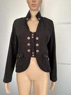 G638 Laura di Sarpi mt. 38=M Napoleon jasje blazer colbert, Maat 38/40 (M), Zwart, Ophalen of Verzenden, Zo goed als nieuw