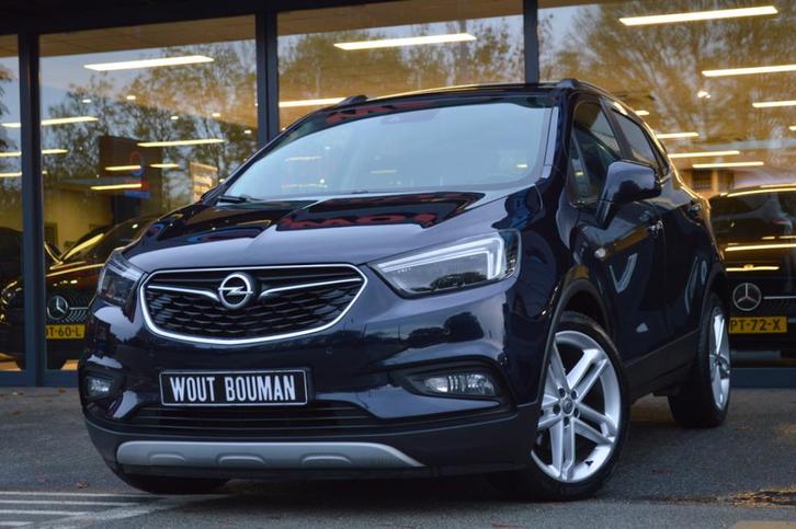 Opel Mokka X 1.4 Turbo Black Edition Led Leder Navi Schuifda, Auto's, Opel, Bedrijf, Te koop, MokkaX, ABS, Achteruitrijcamera