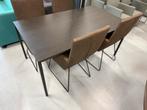 Showmodel Arco Slim Eettafel eiken fineer Oak Black 160x90, Huis en Inrichting, Tafels | Eettafels, Arco, Nieuw, 150 tot 200 cm